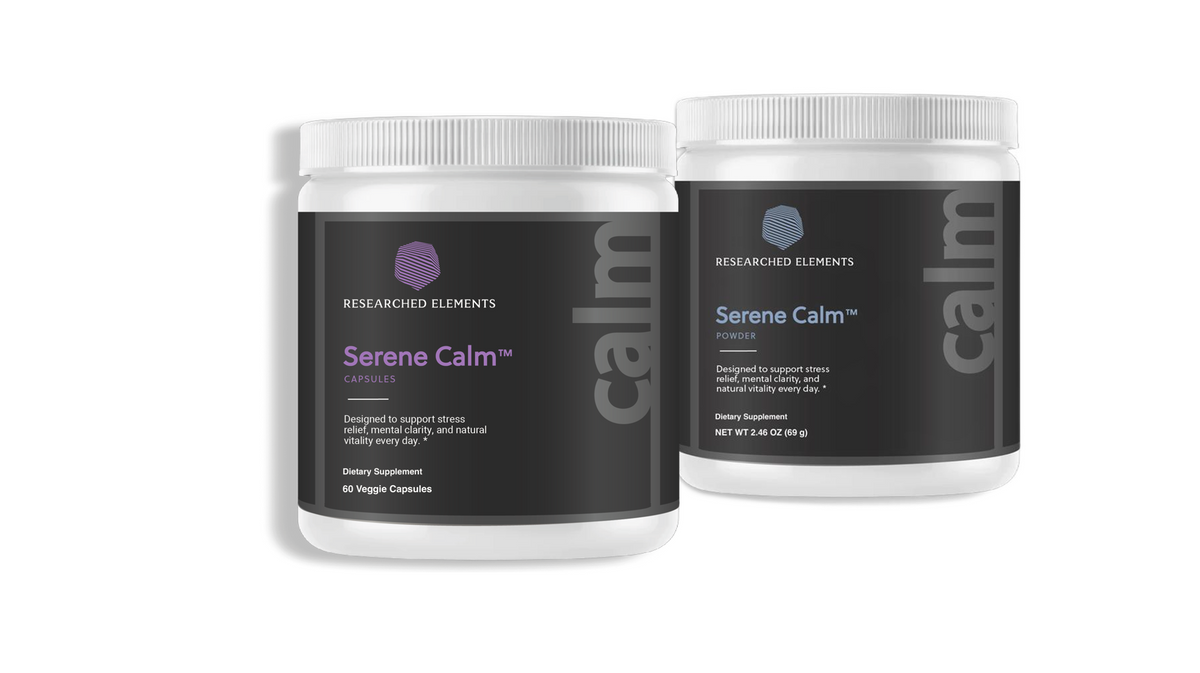 Serene Calm (Powder or Capsules) - powder coco | Researched Elements