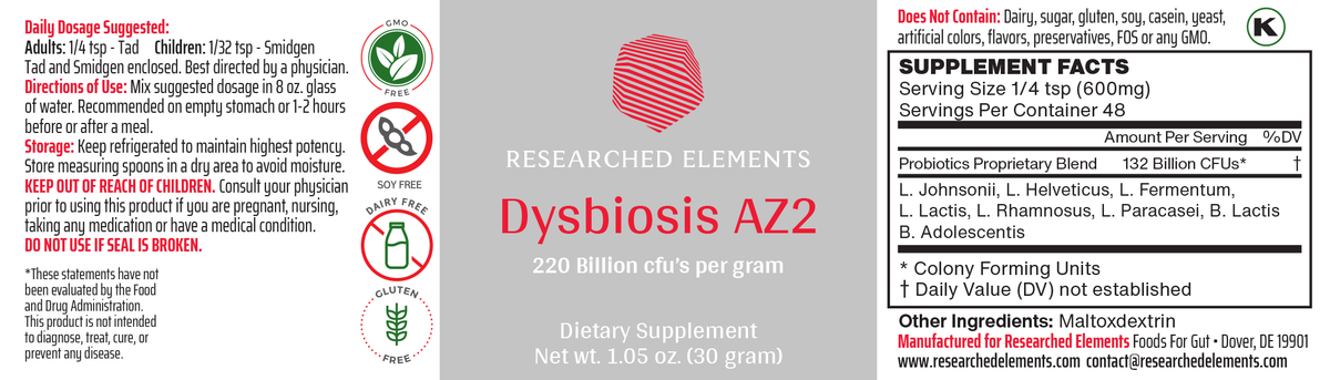 Dysbiosis AZ2 | Researched Elements