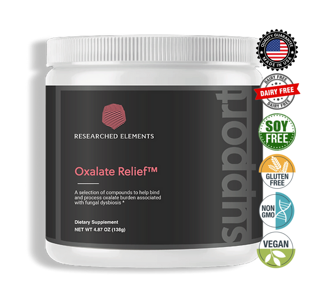 Oxalate Relief jar, earlier packaging