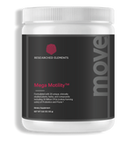 Mega Motility powder jar, earlier label