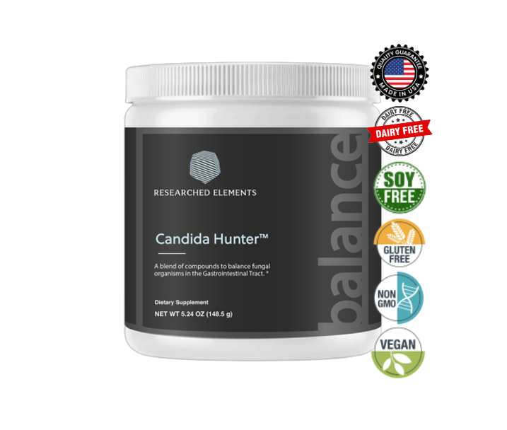 Candida Hunter (Capsules or Powder) - Capsules | Researched Elements