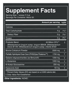 BifidoFusion label: Supplement Facts