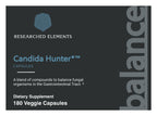 Candida Hunter capsules label: Front