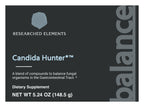 Candida Hunter powder label: Front