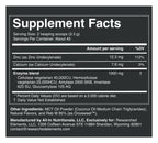 Candida Hunter powder label: Supplement Facts