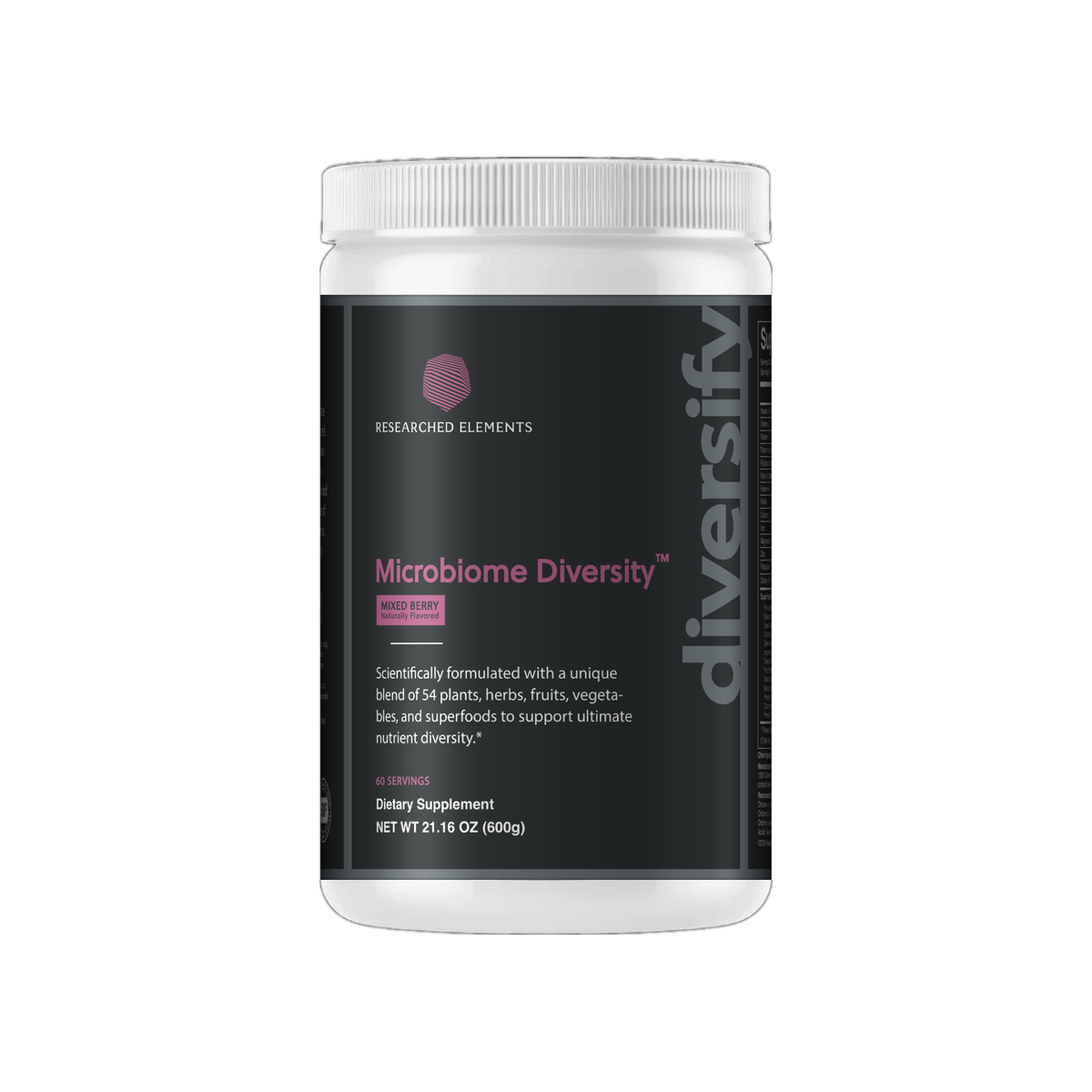 Microbiome Diversity mixed berry jar