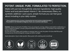Folinic Acid Powder v2 label: about, caution and certifications