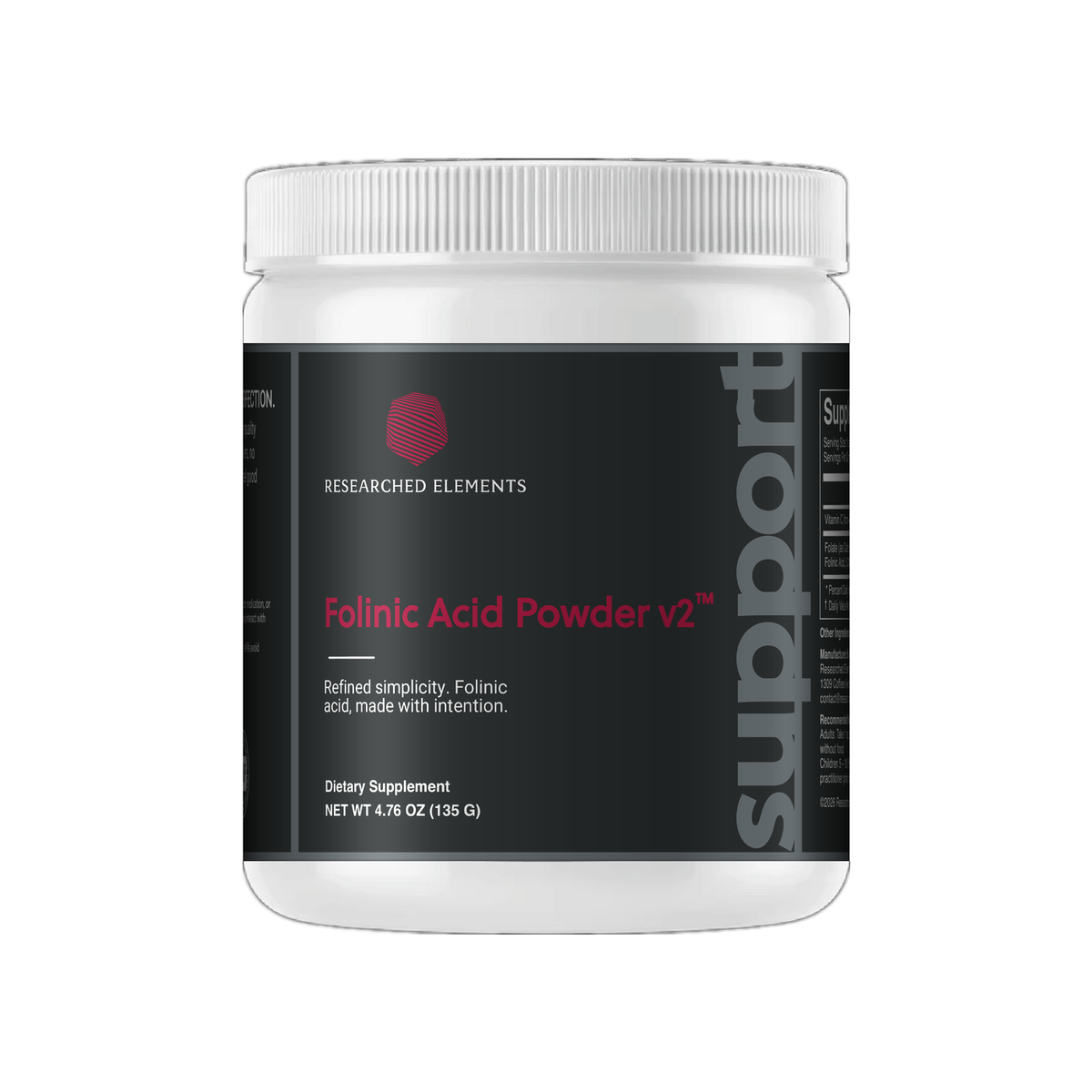 Folinic Acid Powder v2 jar