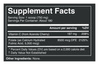 Folinic Acid Powder v2 label: Supplement Facts