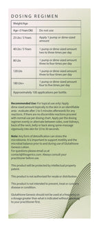 Glutathione Genesis label: Dosing Regimen and Directions