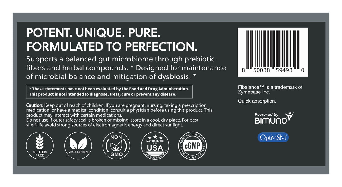 Gut Guardian capsules label: about