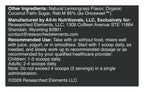 Histamine Halt powder label: Other ingredients and directions