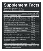 Histamine Halt powder label: Supplement Facts