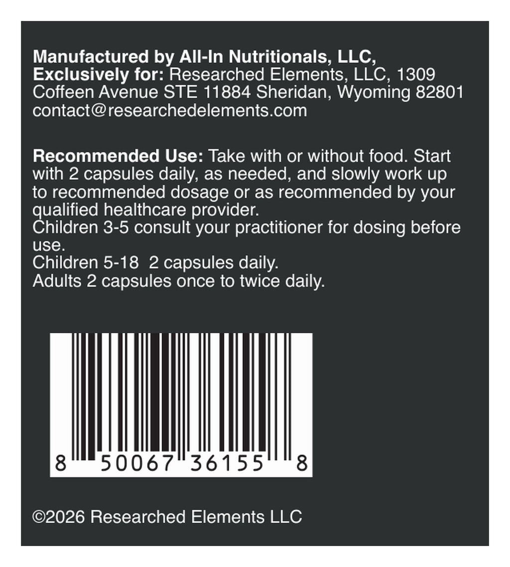KLL Detox label: directions and manufacturer