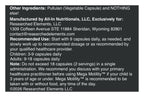 Mega Motility capsules label: Other ingredients and directions