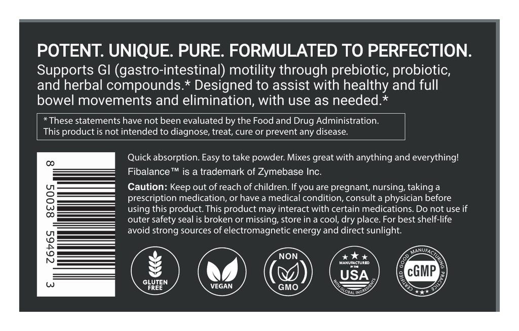Mega Motility powder label: About, cautions and certifications