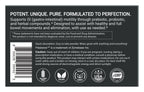 Mega Motility powder label: About, cautions and certifications