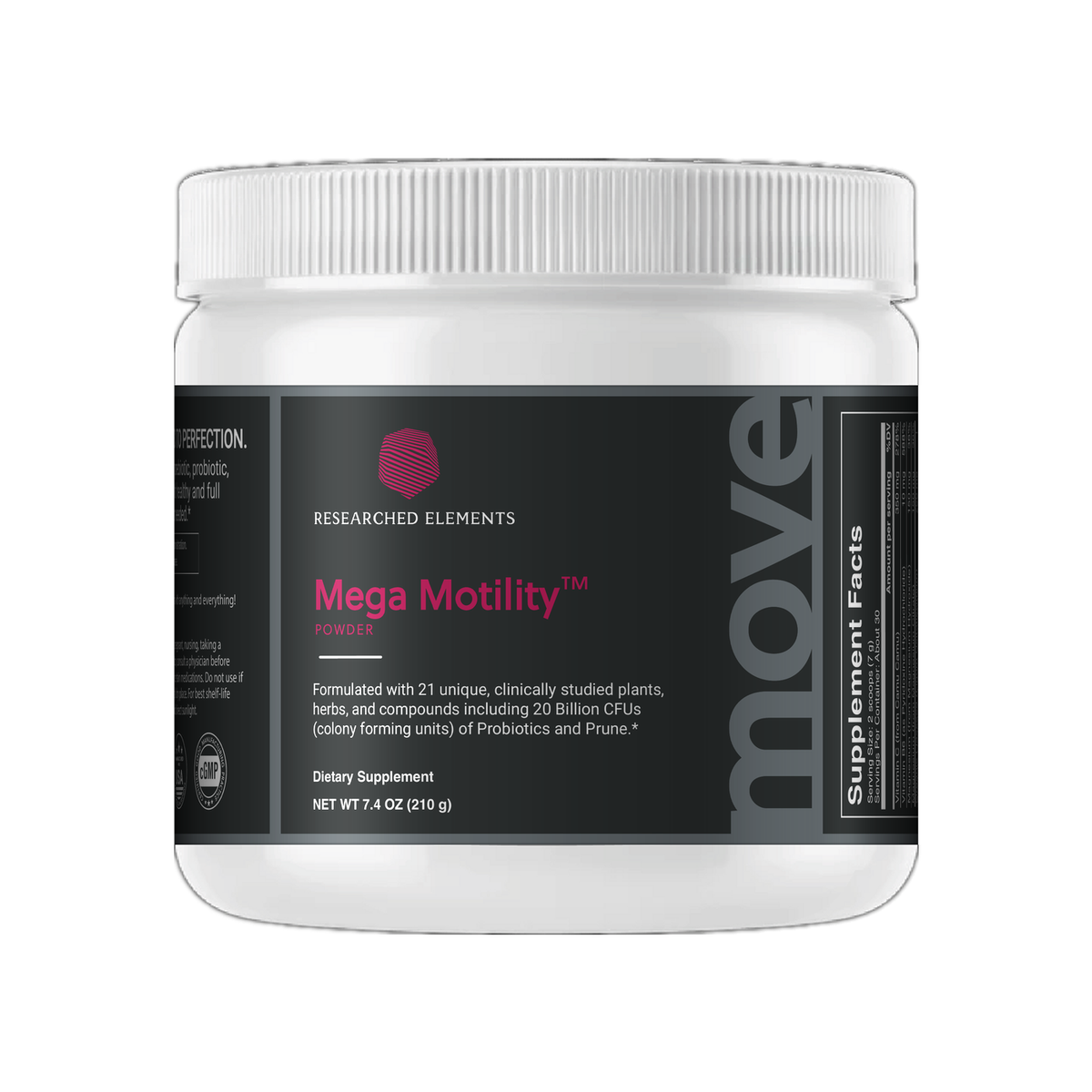 Mega Motility powder jar