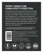 Microbiome Diversity unflavored label: About