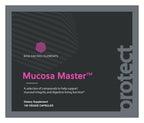 Mucosa Master label: pouch front