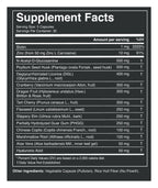 Mucosa Master label: Supplement Facts