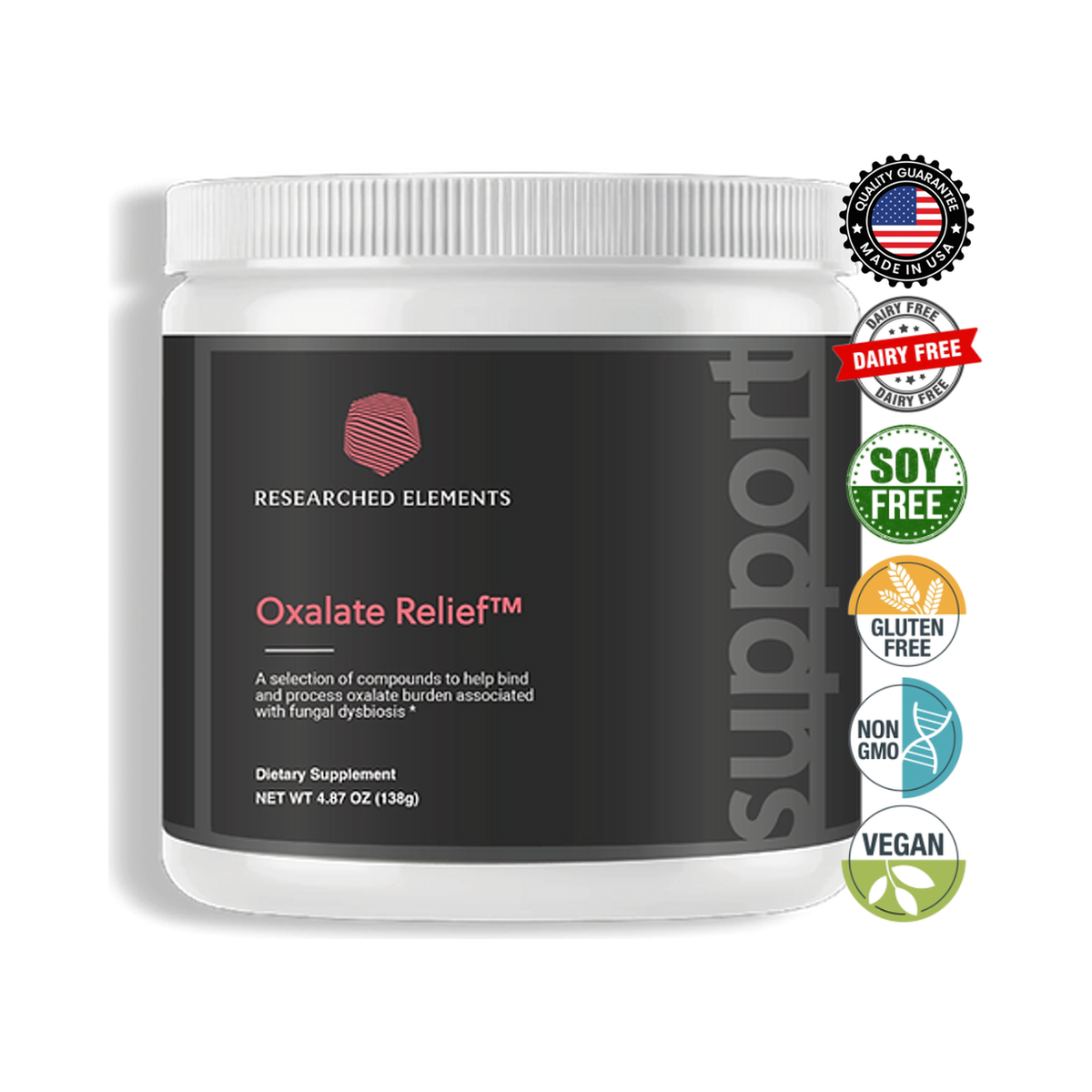 Oxalate Relief jar, earlier packaging