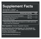 Pomegranate Peel & Codonopsis label: Supplement Facts