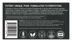 Reds & Purples Powder label: About, caution and certifications