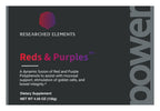 Reds & Purples Powder label: Front panel