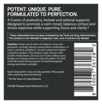 Serene Calm mixed berry powder label: About