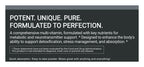Spectrum Max powder label: about