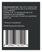Three Strain Probiotic label: Directions and recommended use